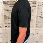 Black Half-Sleeves T-Shirt