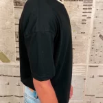 Black Half-Sleeves T-Shirt