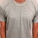 Heather Grey Half-Sleeves T-Shirt