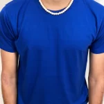 Royal Blue Half-Sleeves T-Shirt