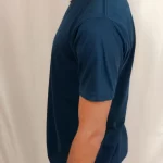 Peacock Blue Half-Sleeves T-Shirt