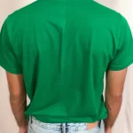 Parrot Green Half-Sleeves T-Shirt