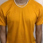 Mustard Half-Sleeves T-Shirt