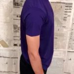 Purple Half-Sleeves T-Shirt