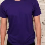 Purple Half-Sleeves T-Shirt