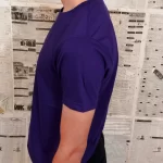 Purple Half-Sleeves T-Shirt