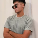 Heather Grey Half-Sleeves T-Shirt