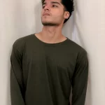 Army Green Full Sleeves T-Shirt