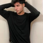 Black Full Sleeves T-Shirt