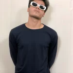Navy Blue Full Sleeves T-Shirt