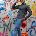 Grey High-Neck