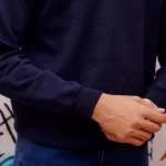 Navy Blue Sweat-Shirt