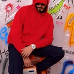 Red Over-sized Hoodie