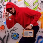 Red Over-sized Hoodie