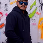 Navy Blue Over-sized Hoodie