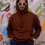 Dark Brown Over-sized Hoodie