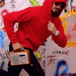 Red Over-sized Hoodie