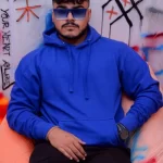 Royal Blue Over-sized Hoodie