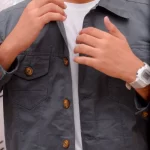 Grey Cotton-Jacket