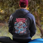 GREY VANS OVER-SIZED HOODIE