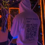 QR OVER-SIZED HOODIE