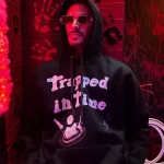 TRAPPED IN TIME OVER-SIZED HOODIE