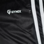 Black half 3 strips Trouser