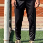 Black side white Trouser