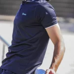 Navy Blue Strips Polo