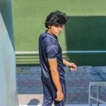 Navy Blue Strips Polo