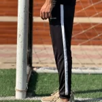 Black side white Trouser